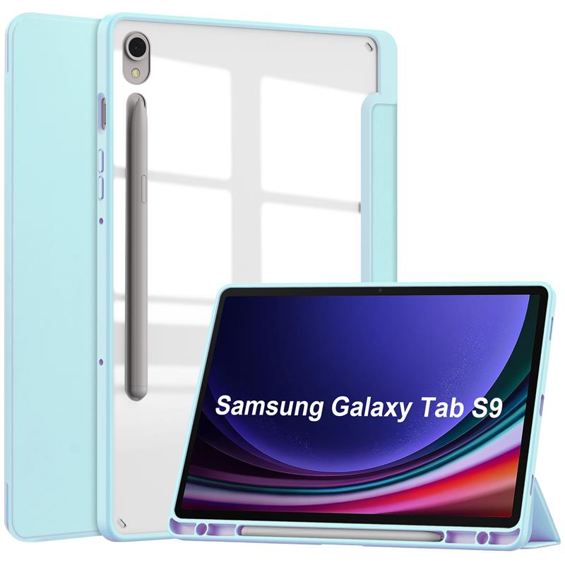 Funda de Cuero para Tablet Samsung Galaxy Tab S9 S9+ Plus Soporte Inteligente Cubierta para Dormir - Imagen 22 de 24