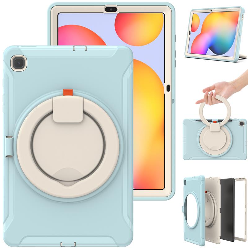 Custodia Stand per Samsung Galaxy Tab S6 S6 Lite 10.4 Rotante Bambini Antiurto Cover - Foto 23 di 24
