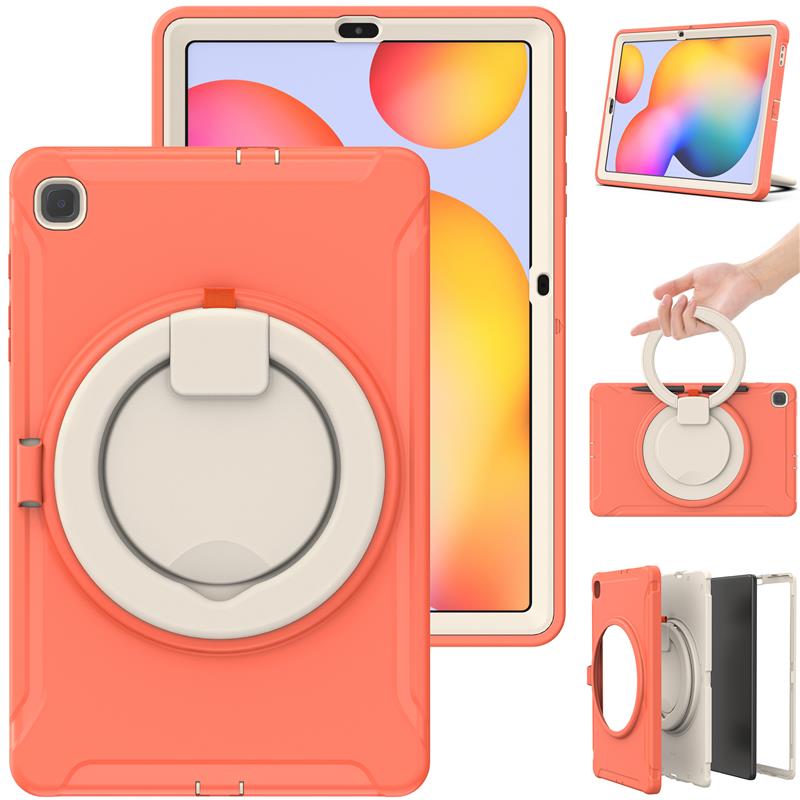 Custodia Stand per Samsung Galaxy Tab S6 S6 Lite 10.4 Rotante Bambini Antiurto Cover - Foto 21 di 24