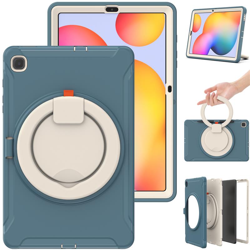 Custodia Stand per Samsung Galaxy Tab S6 S6 Lite 10.4 Rotante Bambini Antiurto Cover - Foto 17 di 24
