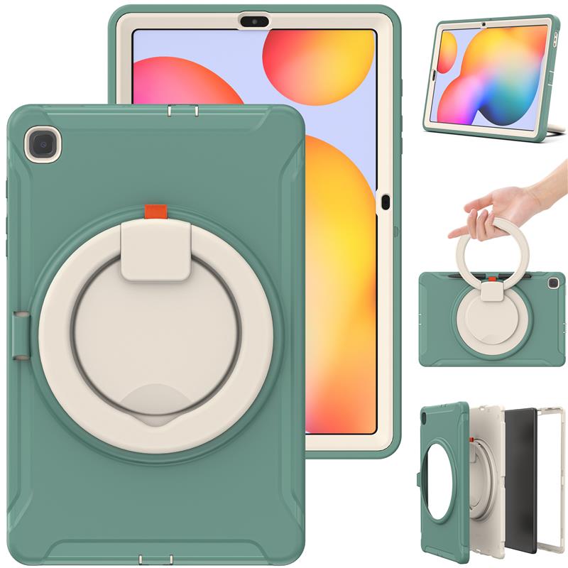 Custodia Stand per Samsung Galaxy Tab S6 S6 Lite 10.4 Rotante Bambini Antiurto Cover - Foto 22 di 24