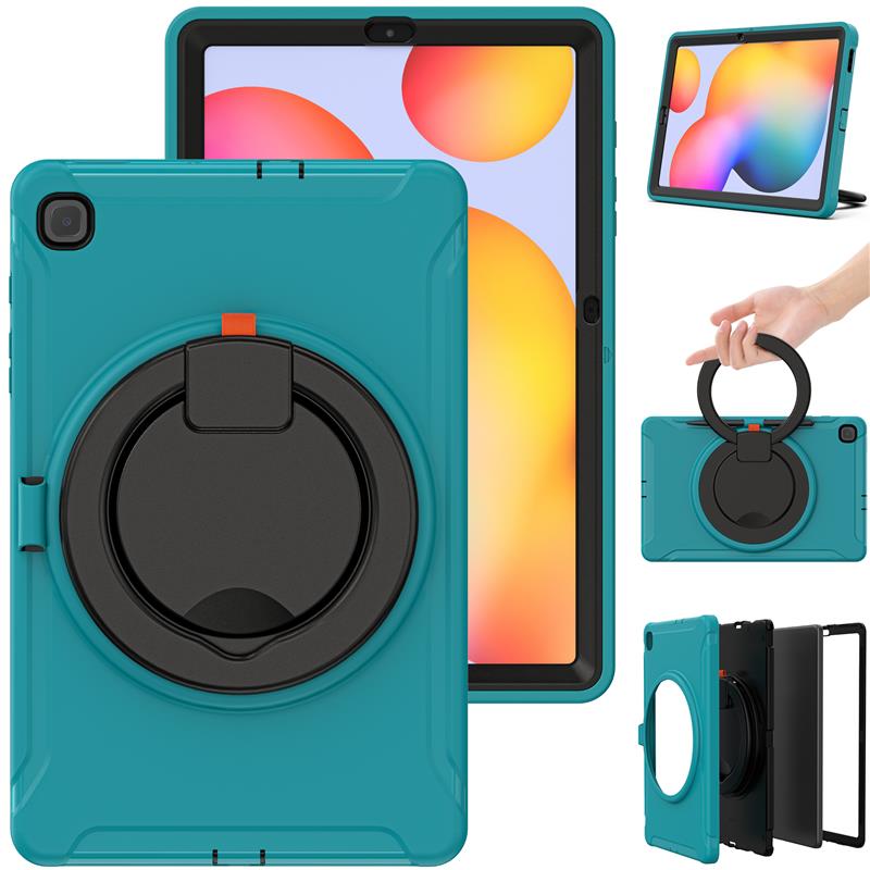 Custodia Stand per Samsung Galaxy Tab S6 S6 Lite 10.4 Rotante Bambini Antiurto Cover - Foto 16 di 24