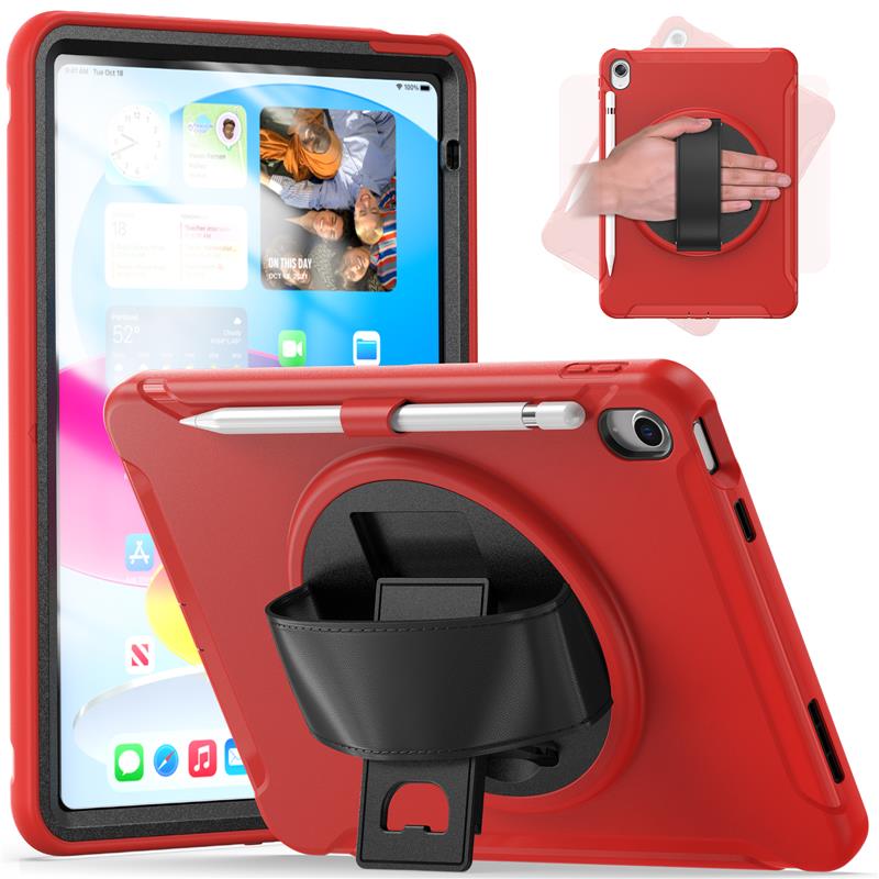 Rugged Shockproof Stand Case For iPad 10th Generation 10.9 iPad 5th 6th Mini Air - Picture 15 of 26