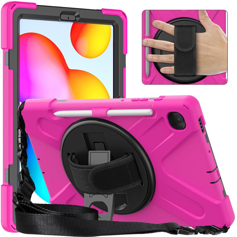 Rugged Case Samsung Galaxy Tab S6 Lite 10.4 P613 P619 P610 P615 Flip Stand Cover - Picture 27 of 32