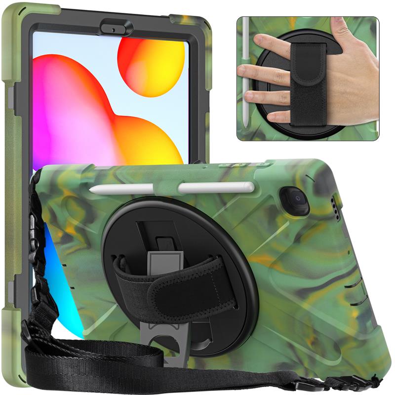 Rugged Case Samsung Galaxy Tab S6 Lite 10.4 P613 P619 P610 P615 Flip Stand Cover - Picture 31 of 32
