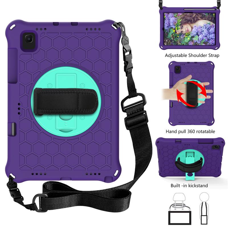 Kids Case For Samsung Tab S6 Lite 2024 S6 A7 S5E Shockproof Tablet Strap Cover - Picture 23 of 28