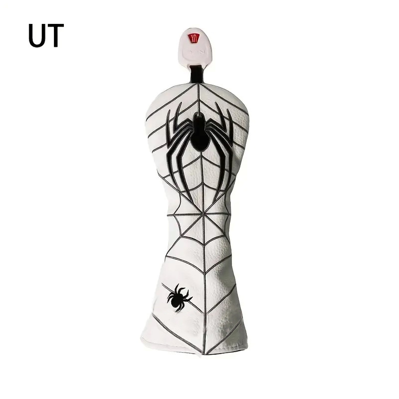 PU Leather Spider Golf Head Covers Driver Fairway Wood Golf Club Sport HeadCover - Picture 18 of 22