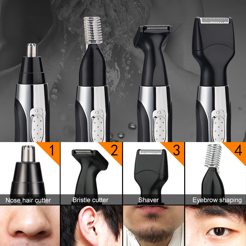 Bp101 машинка для стрижки бороды усов и удаления волос в носу и ушах
