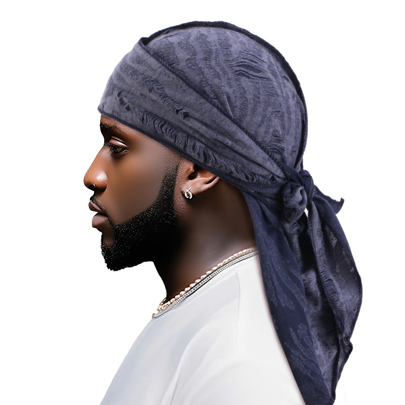 5 Pack Men's Durag Head Wrap – Skull Cap Bandana, Bike Scarf Hat (Unbranded)