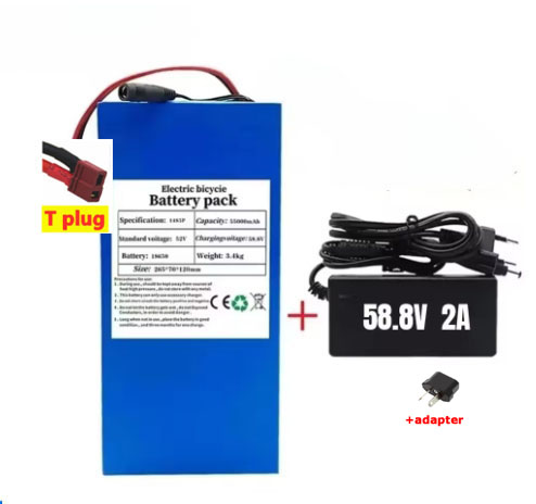 New 52V 14S5P 55000mAh Li-lon Battery for bicycle scales tricycles motorcycle - Picture 14 of 15