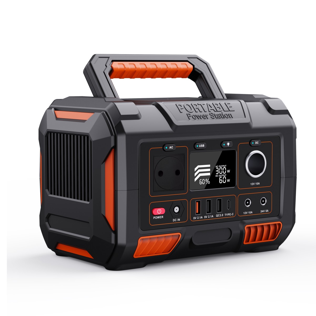 Portable Power Supply,Small Portable Power Station 300W 288wh,110V Pure Sine - Picture 19 of 21