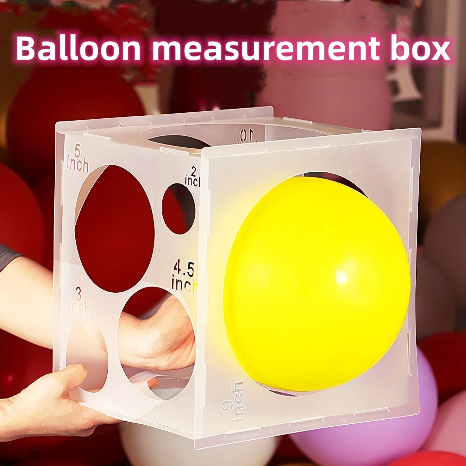 Description Picture 2 of itemBalloon Measuring Tool Balloons Accessories Inflator Birthday Party Supplies Wedding Decoration