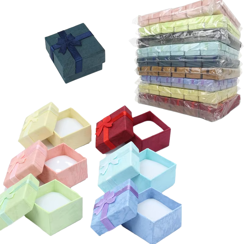24Pcs/Lot Ring Jewelry Organizer Packaging Boxes, Paper Gift Case for Rings Earrings St... - SKU RJO02156 - UGI Packaging