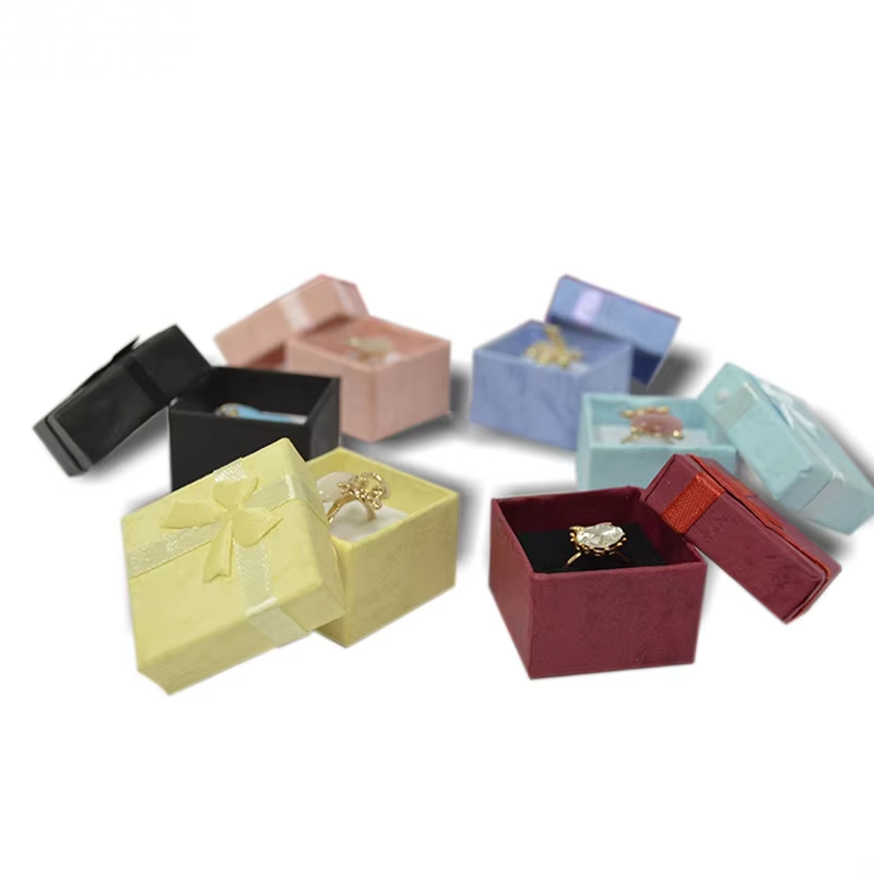 24Pcs/Lot Ring Jewelry Organizer Packaging Boxes, Paper Gift Case for Rings Earrings St... - SKU RJO02156 - UGI Packaging