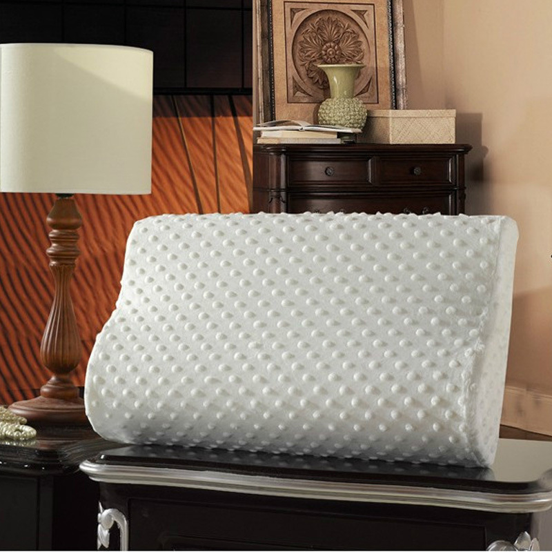Almohada de Espuma de Memoria Rebote Lento para Cuidado de la Salud y Comodidad en Dormir NUBECOM Almohada Ortodóntica de Felpa Corta y Algodón de Memoria Forma Estándar Hecha en China - details 11