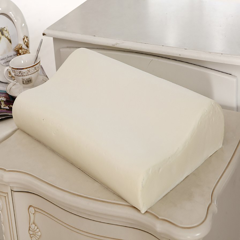 Almohada de Espuma de Memoria Rebote Lento para Cuidado de la Salud y Comodidad en Dormir NUBECOM Almohada Ortodóntica de Felpa Corta y Algodón de Memoria Forma Estándar Hecha en China - details 12