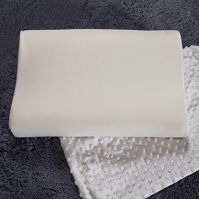 Almohada de Espuma de Memoria Rebote Lento para Cuidado de la Salud y Comodidad en Dormir NUBECOM Almohada Ortodóntica de Felpa Corta y Algodón de Memoria Forma Estándar Hecha en China - details 13