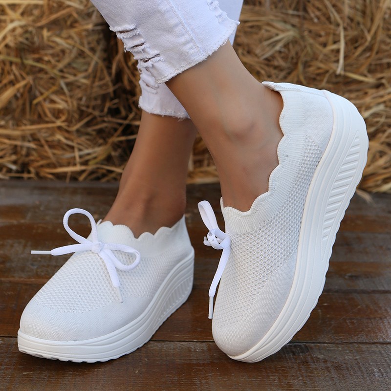 🔥Last Day 60% OFF - Slip On Fly-woven mesh breathable sneakers – fitsshoes