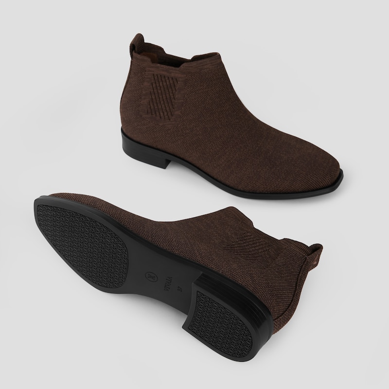 Ryan ProWater Repellent Chelsea Boot in Dark Chocolate _ VIVAIA (4)