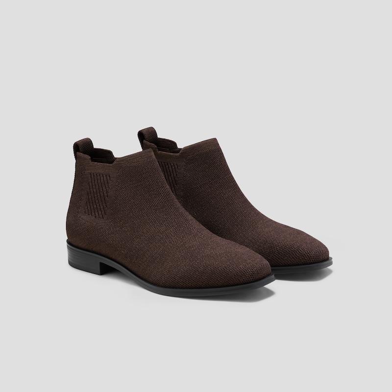 Ryan ProWater Repellent Chelsea Boot in Dark Chocolate _ VIVAIA (1)