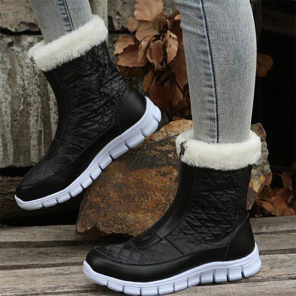 Women'S Fleece Warm Platform Snow Boots 10820817C (3)