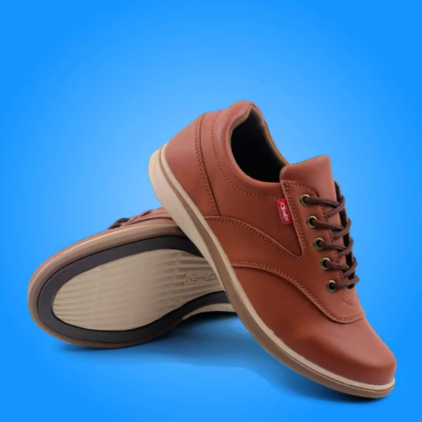 Sepatu Casual Pria J 35 Original Sneakers Kulit Sneaker Kerja Kasual Kantor (2)