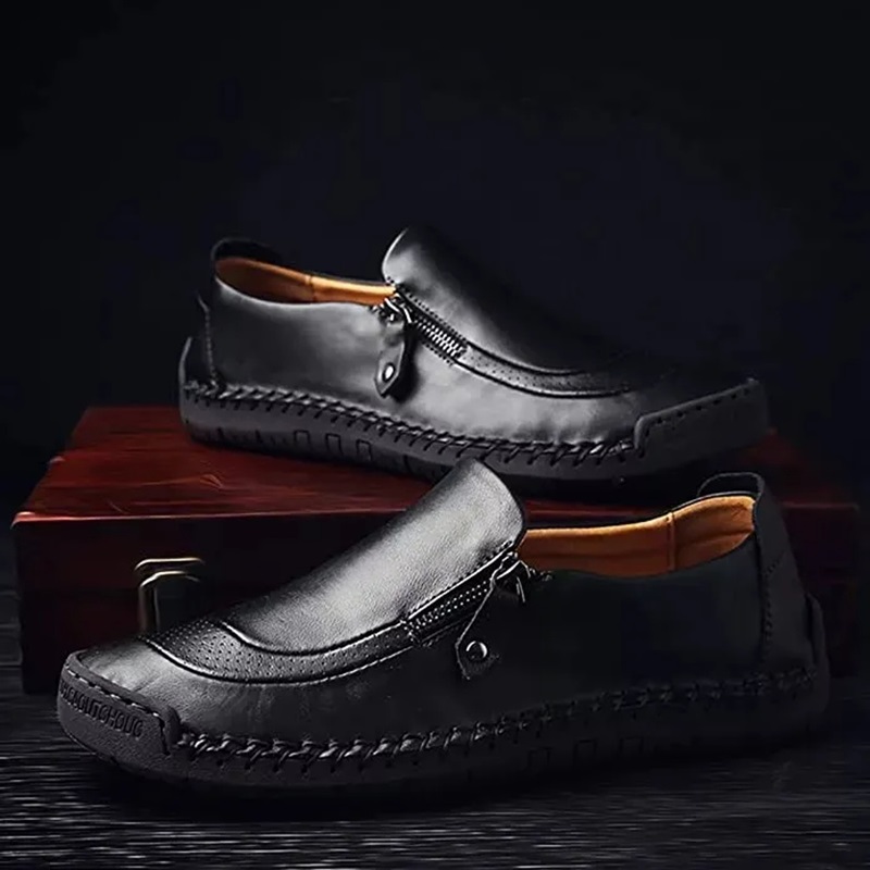 ?LAATSTE DAG 75_ KORTING?HANDGEMAAKTE ZIJRITS VOOR HEREN CASUAL COMFORTABELE LEREN SLIP ON LOAFERS