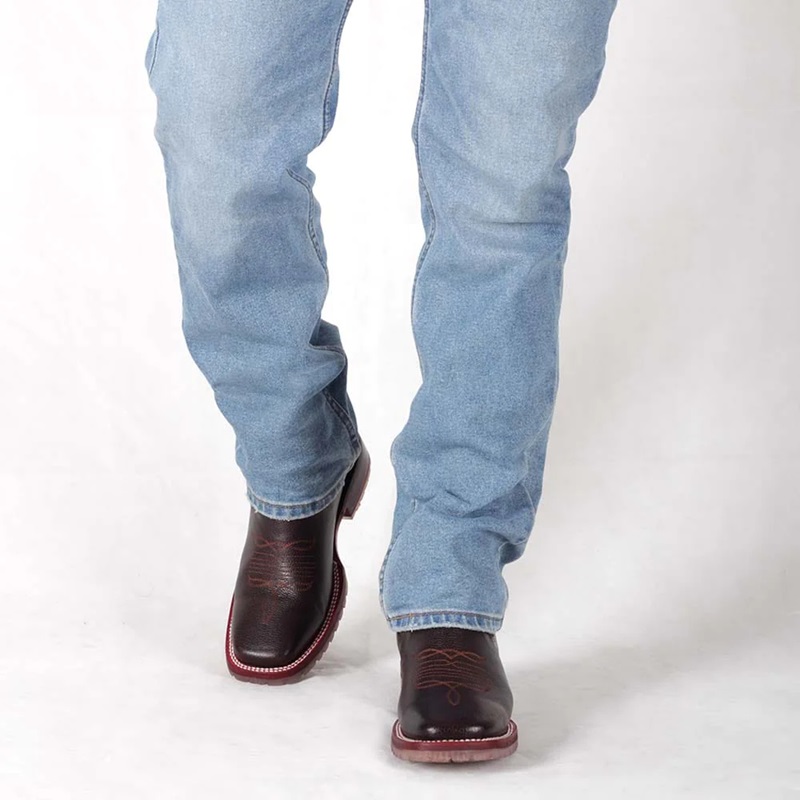 men's denim ankle boots