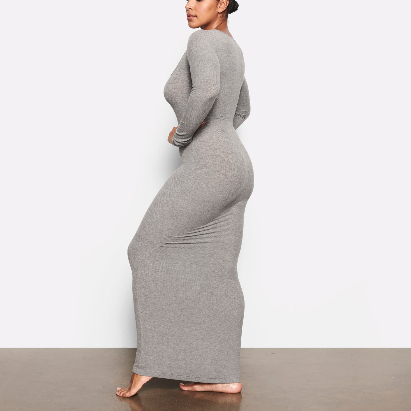 SOFT LOUNGE LONG SLEEVE DRESS