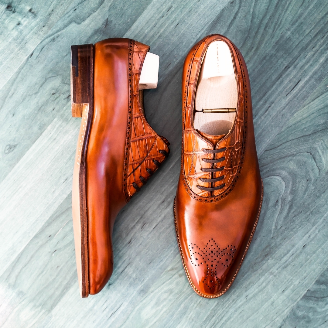 Do you ever struggle to decide whether to wear your exotic leather oxfords or hand-punched medallion brogues Have we got the shoe for you