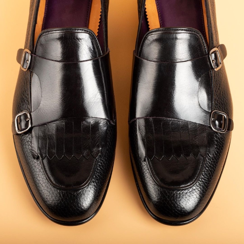 TRIVOR BLACK#zerbaycollection #zerbay #monkstrapshoes #handcraftedshoes #loafer #loafers #loafershoes #loafersforsale #loaferlove #loaferlife #menloafers #chaussureshommes #herrenschuhe #shoemaker #handcraftedshoes #hand (1)