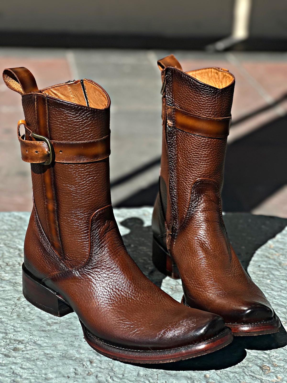 2024 Men_s Purely Handcrafted Cowhide Boots (2)