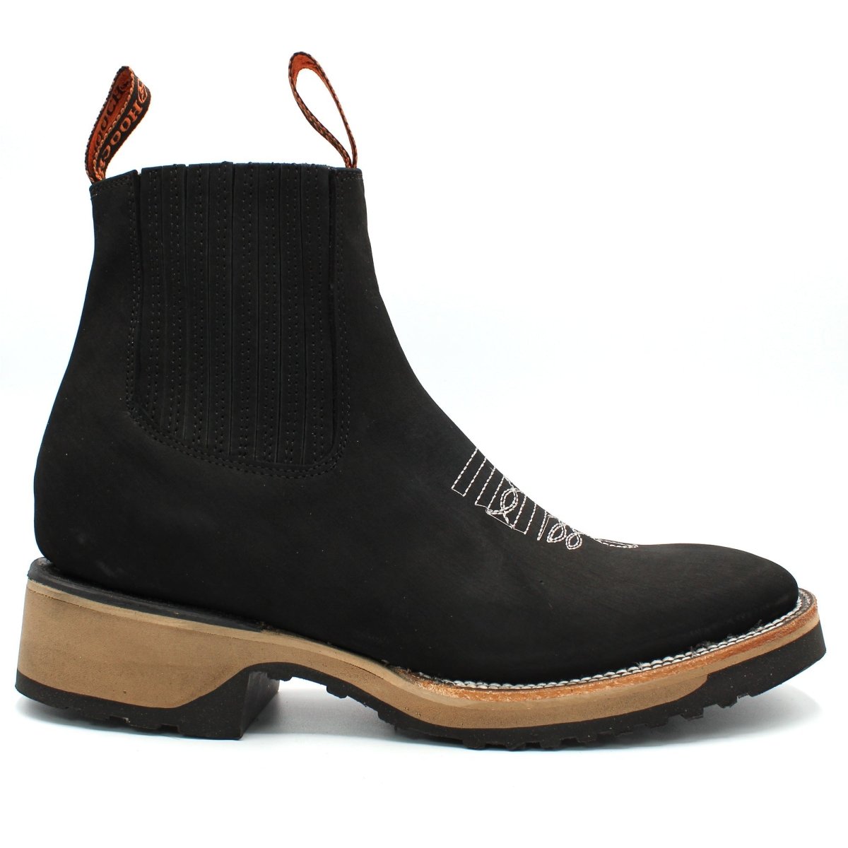 wide-square-toe-ankle-boots-with-rubber-sole-hooch-black-h42d2605hooch-boots-229080