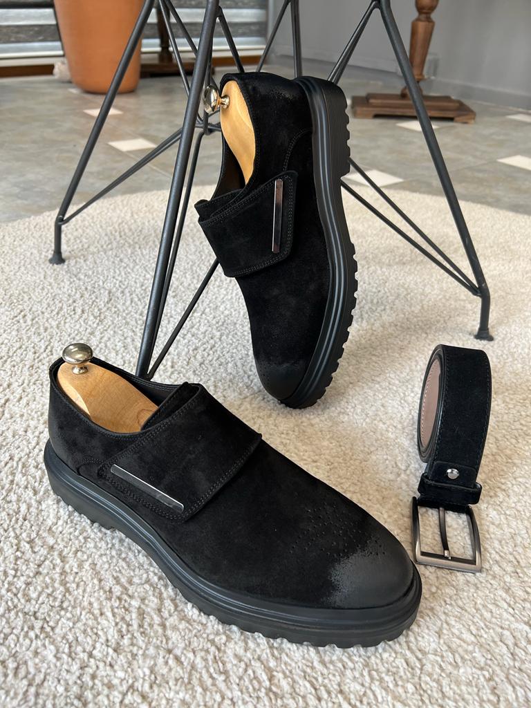 Aysoti-Chenette-Black-Suede-Buckle-Shoes2