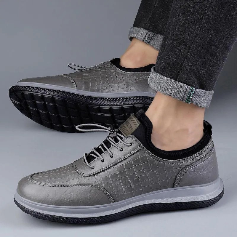 New-Fashion-PU-Upper-PVC-Rubber-Lace-up-Men-s-Leather-Sneakers-Shoes-Casual-Wa (4)