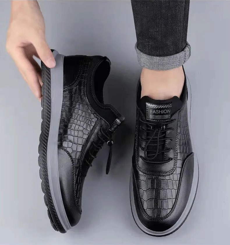 New-Fashion-PU-Upper-PVC-Rubber-Lace-up-Men-s-Leather-Sneakers-Shoes-Casual-Wa (1)