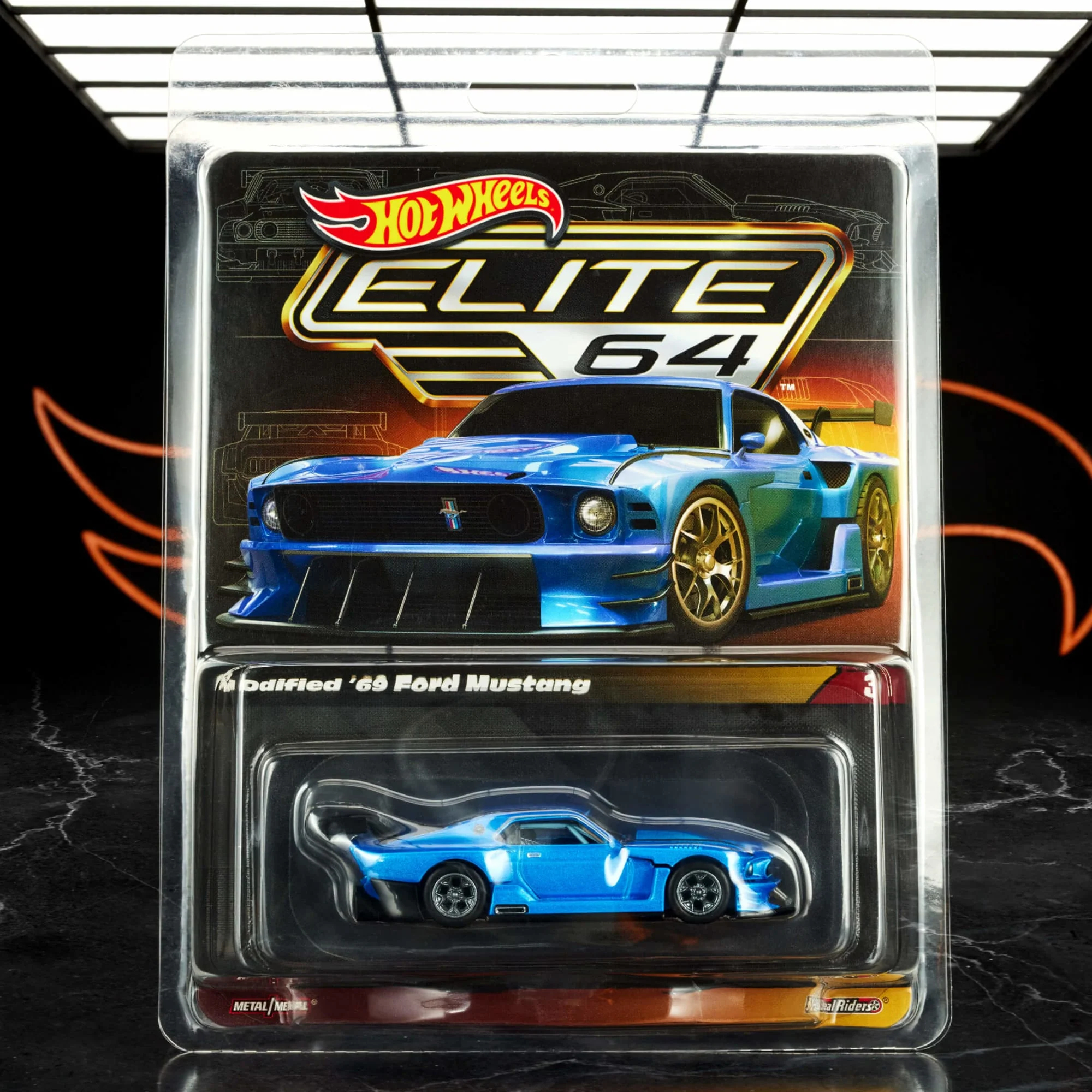 Hot Wheels Elite 64 Series Modified ’69 Ford Mustang (11)