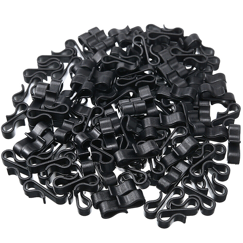 Up 100PCS Led Fairy Lights Gutter Hooks Heavy Duty Clips Party Led Fairy LightAU - Bild 16 von 16