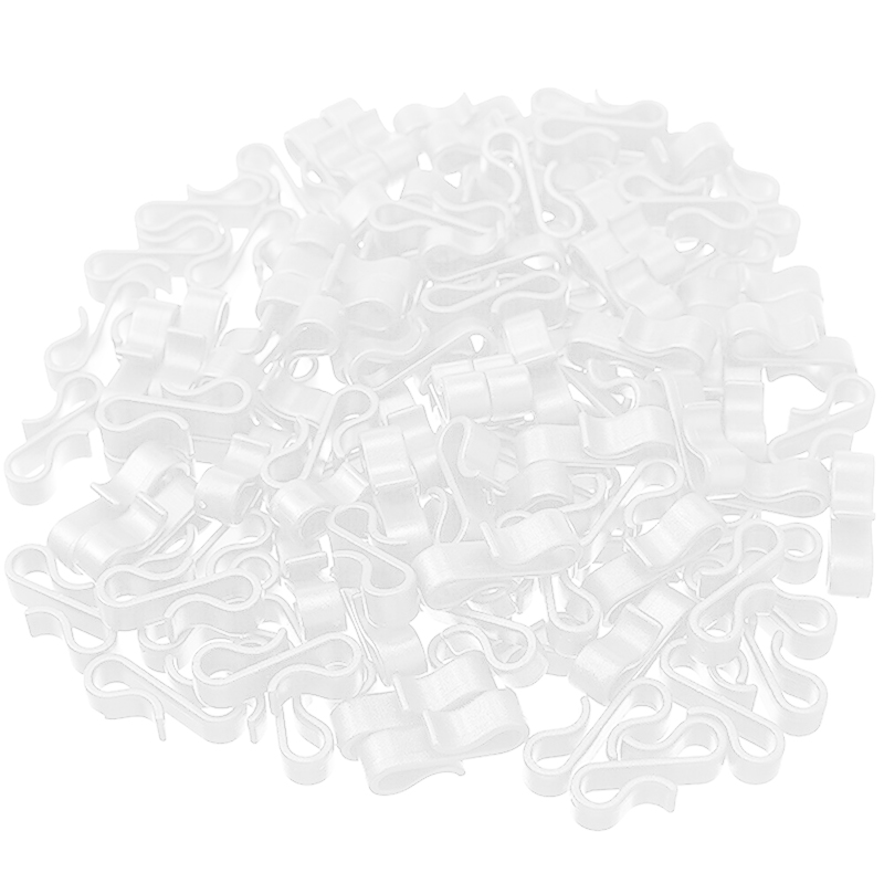 Up 100PCS Led Fairy Lights Gutter Hooks Heavy Duty Clips Party Led Fairy LightAU - Bild 15 von 16