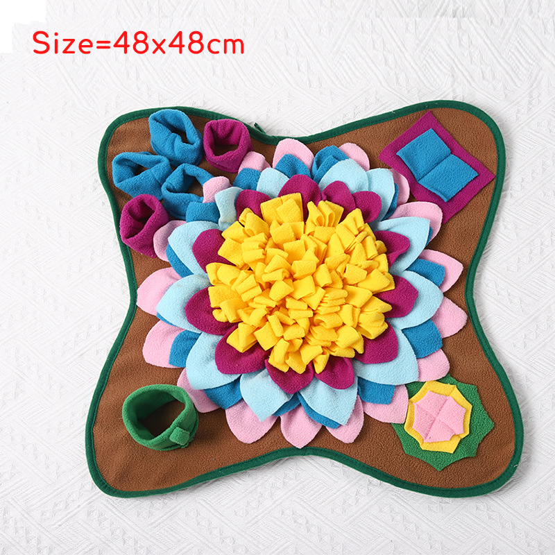 Pet Snuffle Mat Dog Sniffing Treat Foraging Puzzle Feeder Toy Nose Training Pad - Picture 9 of 10