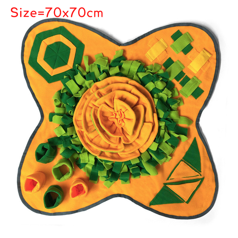 Pet Snuffle Mat Dog Sniffing Treat Foraging Puzzle Feeder Toy Nose Training Pad - Picture 10 of 10
