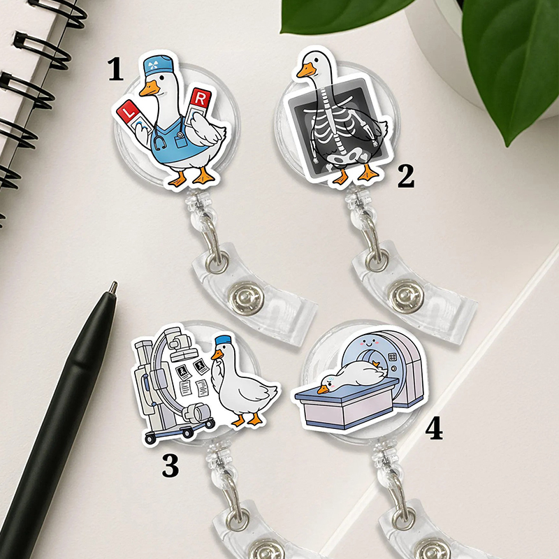 Funny Goose Radiology Badge Reel