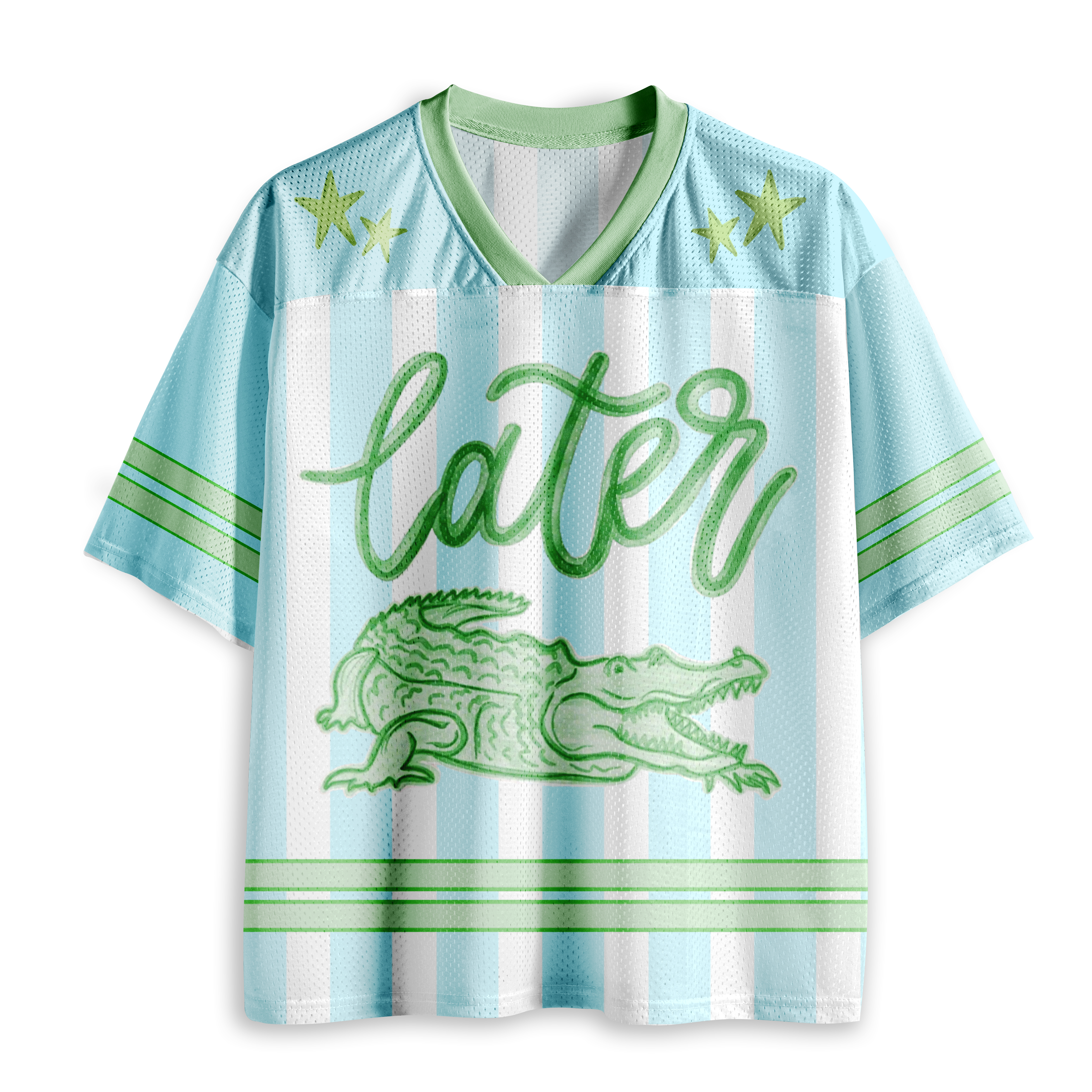 See You Later Alligator Teacher Mesh Jersey
