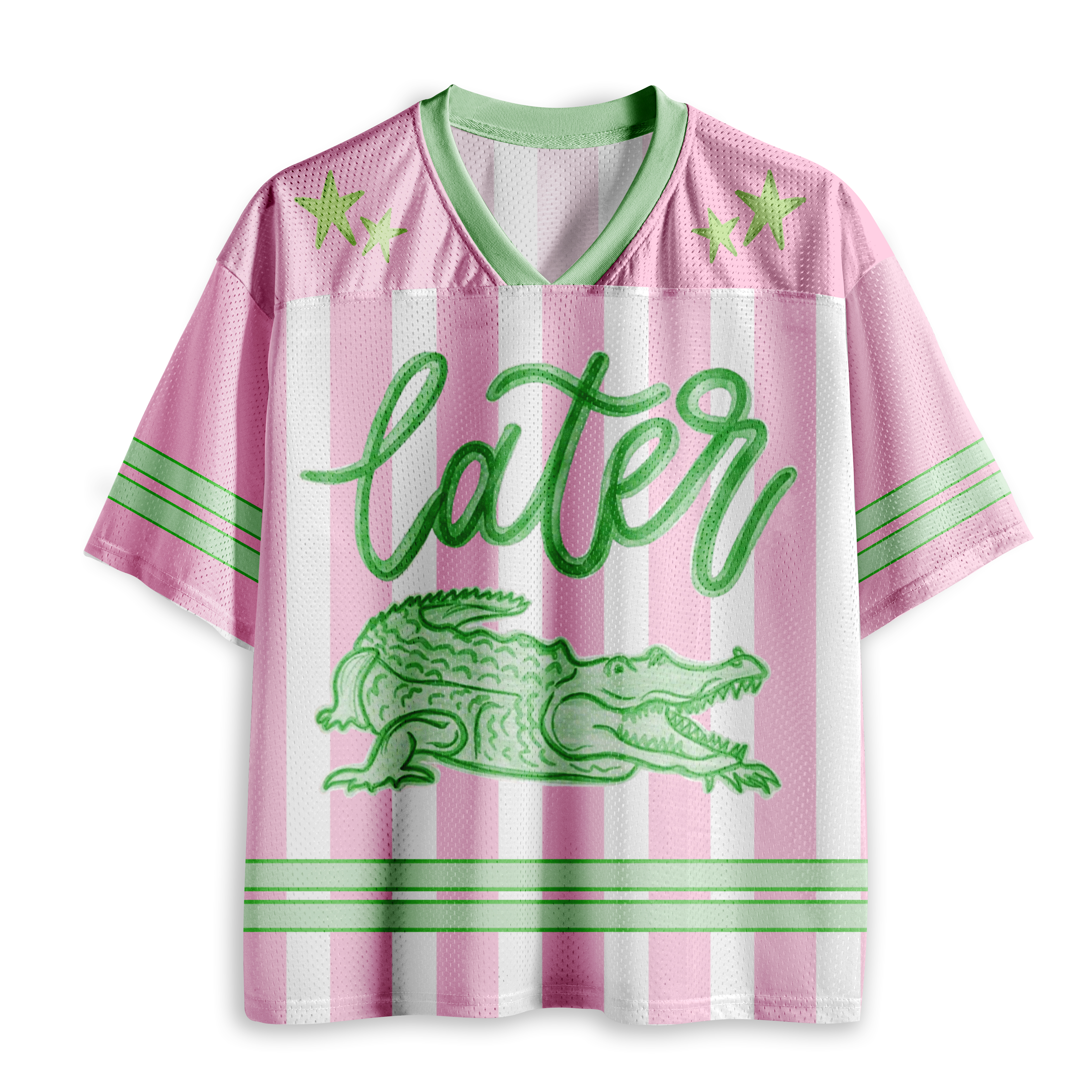 See You Later Alligator Teacher Mesh Jersey