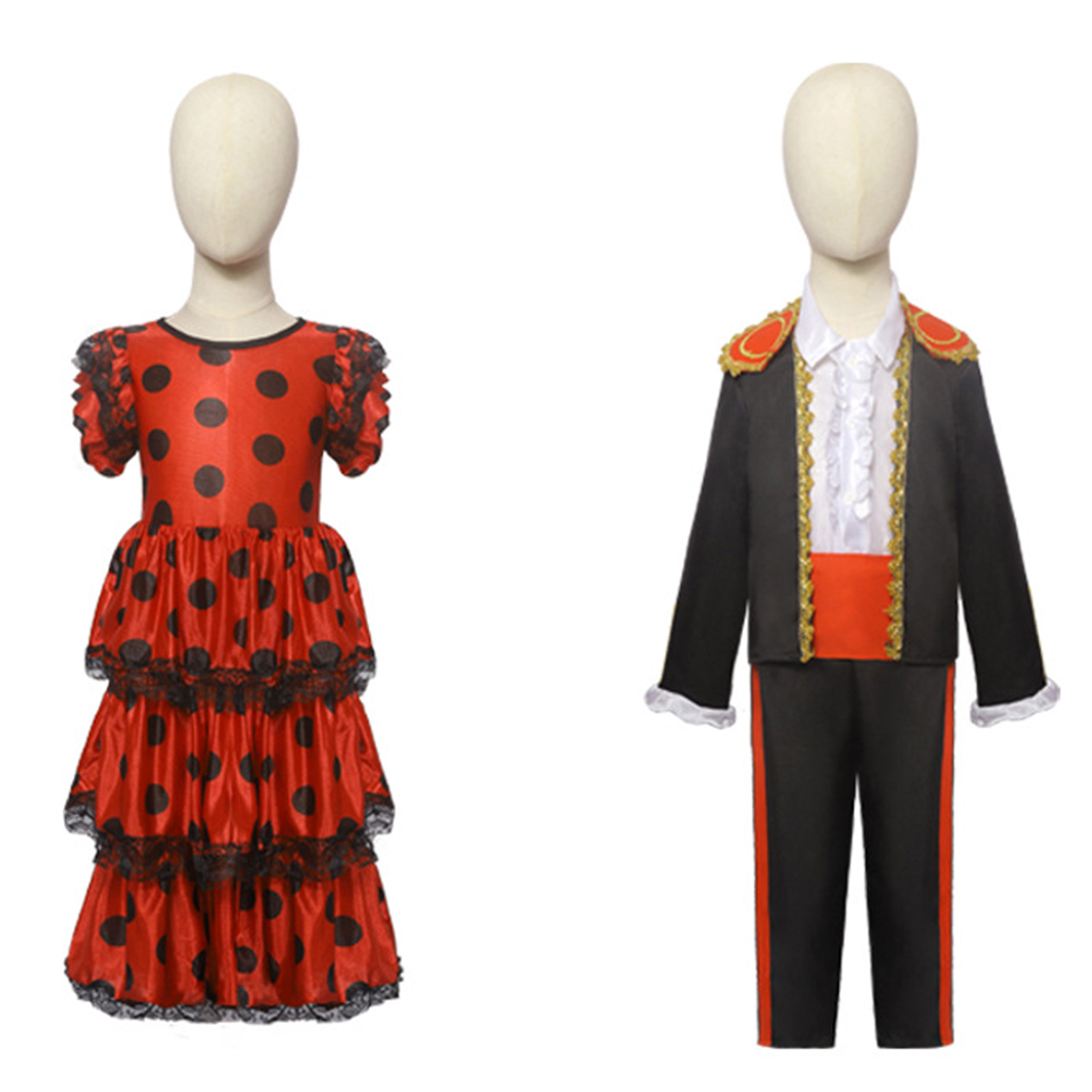 スペイン ダンス コスチューム コスプレ 仮装 子供 フラメンコ 衣装 ドレス