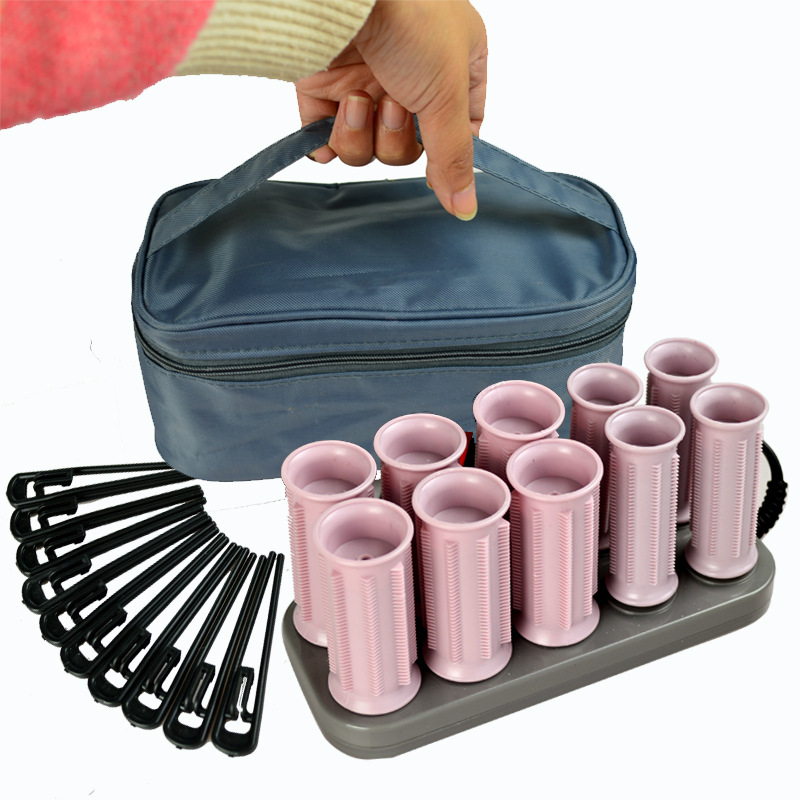 10Pcs Professional Electric Heated Roller Curling Roll DIY Hairstyles Hair Tube - Picture 13 of 13