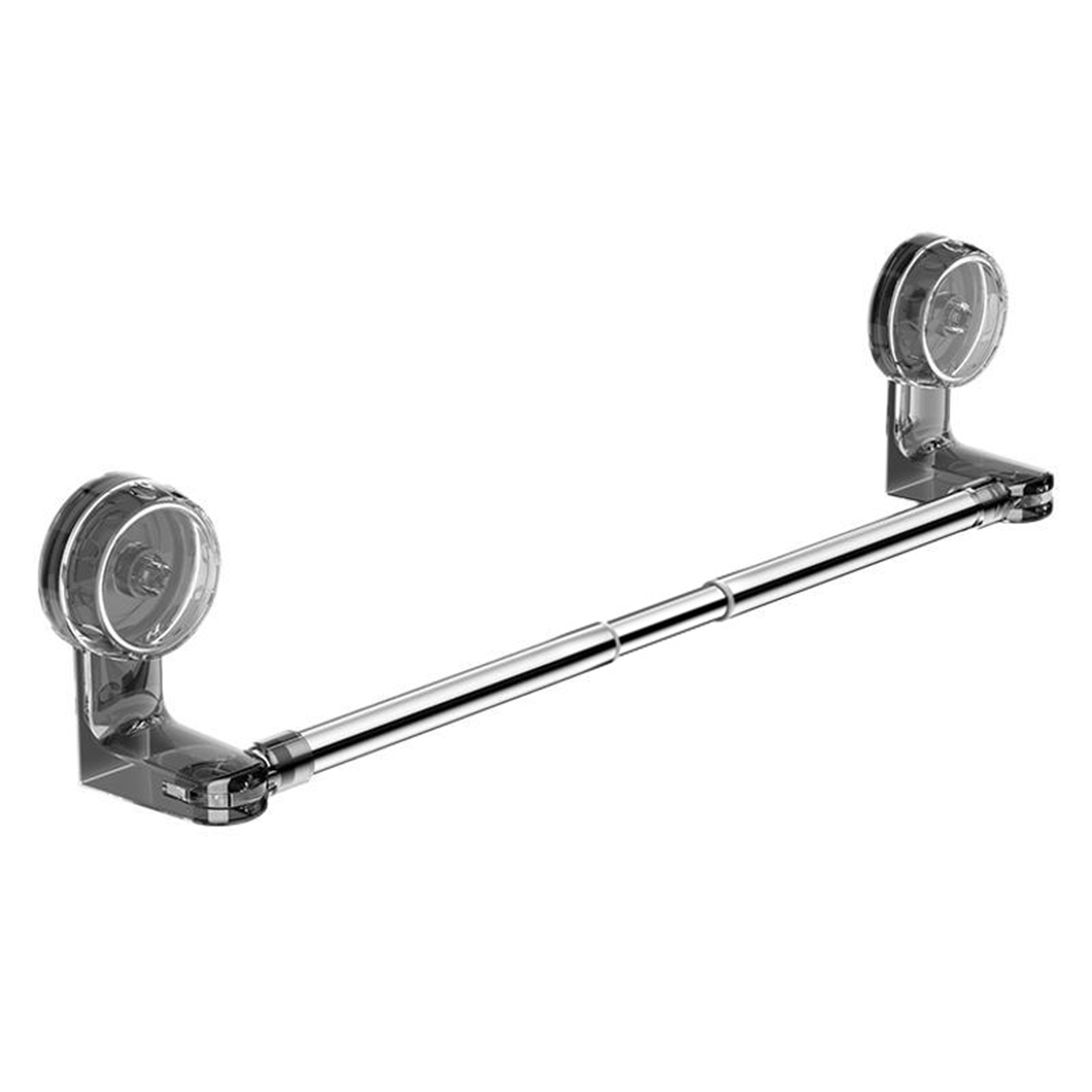 Adjustable Suction Cup Towel Rail Rustproof Steel Retractable Holder for Glass - Picture 11 of 13