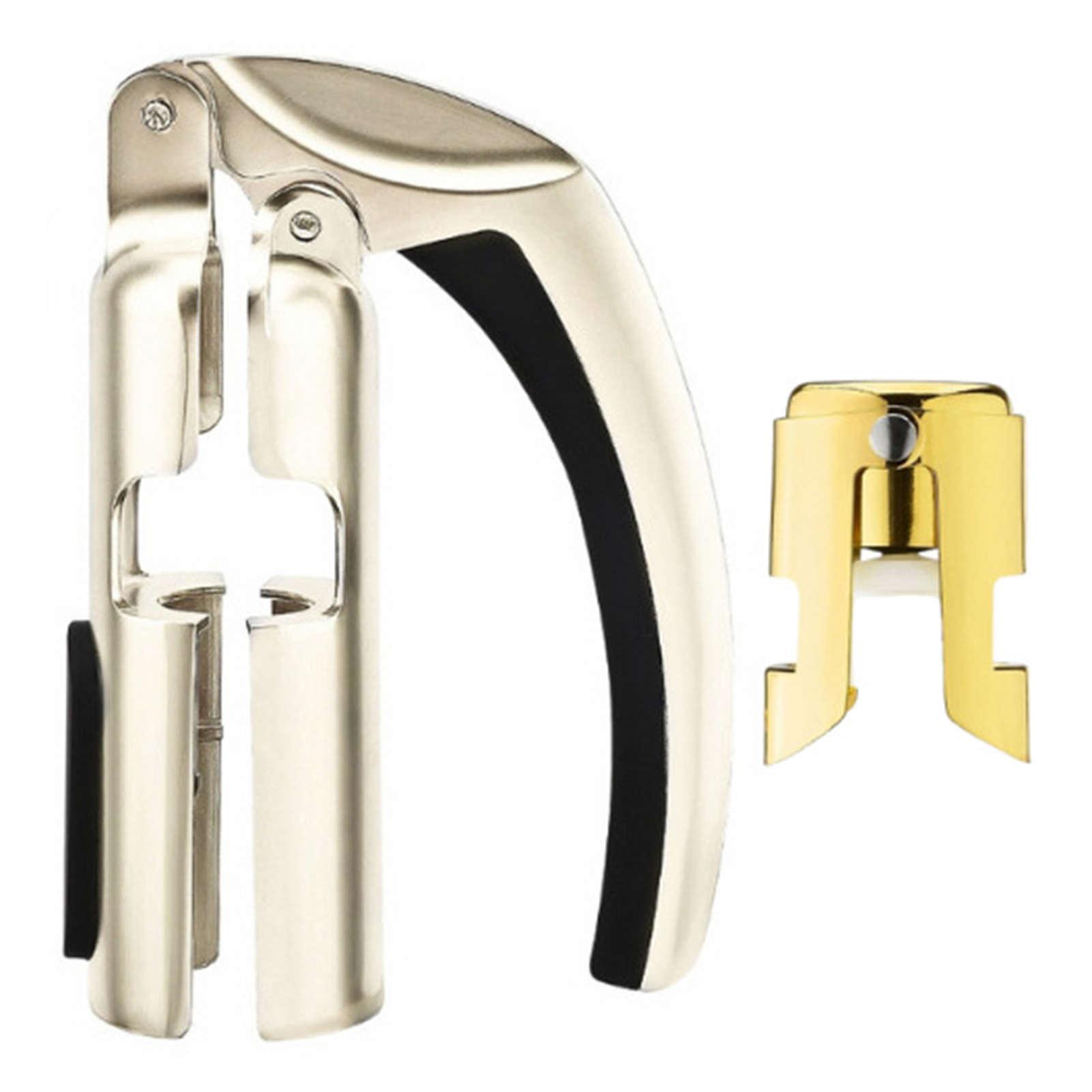 Alloy Sparkling Champagne Bottle Opener Wine Cork Puller Stopper Easy to Use - Picture 10 of 11