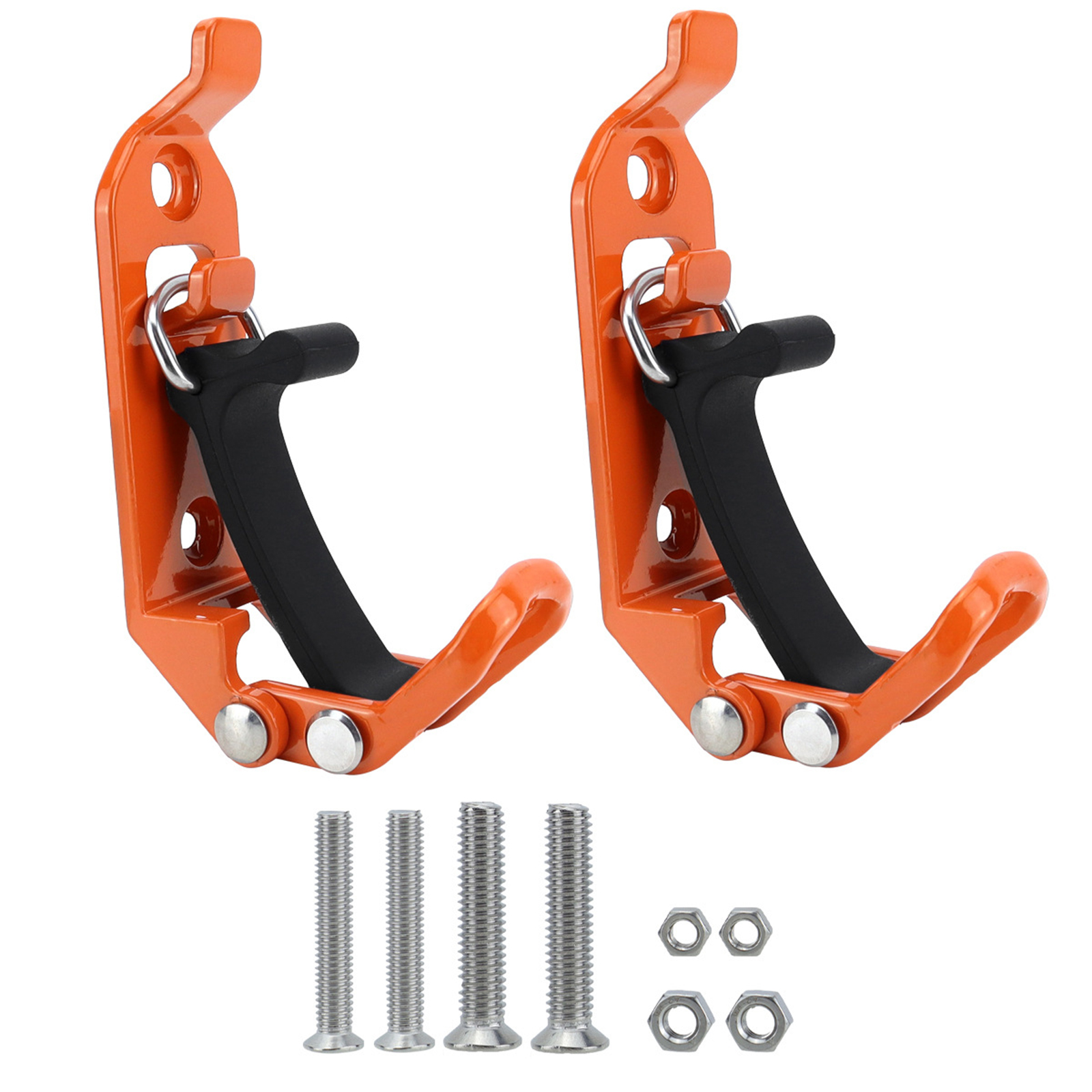 2Pcs Shovel Mount for Roof Rack Accessories Rubber Clamp Mounting Brackets Kit - Picture 12 of 14