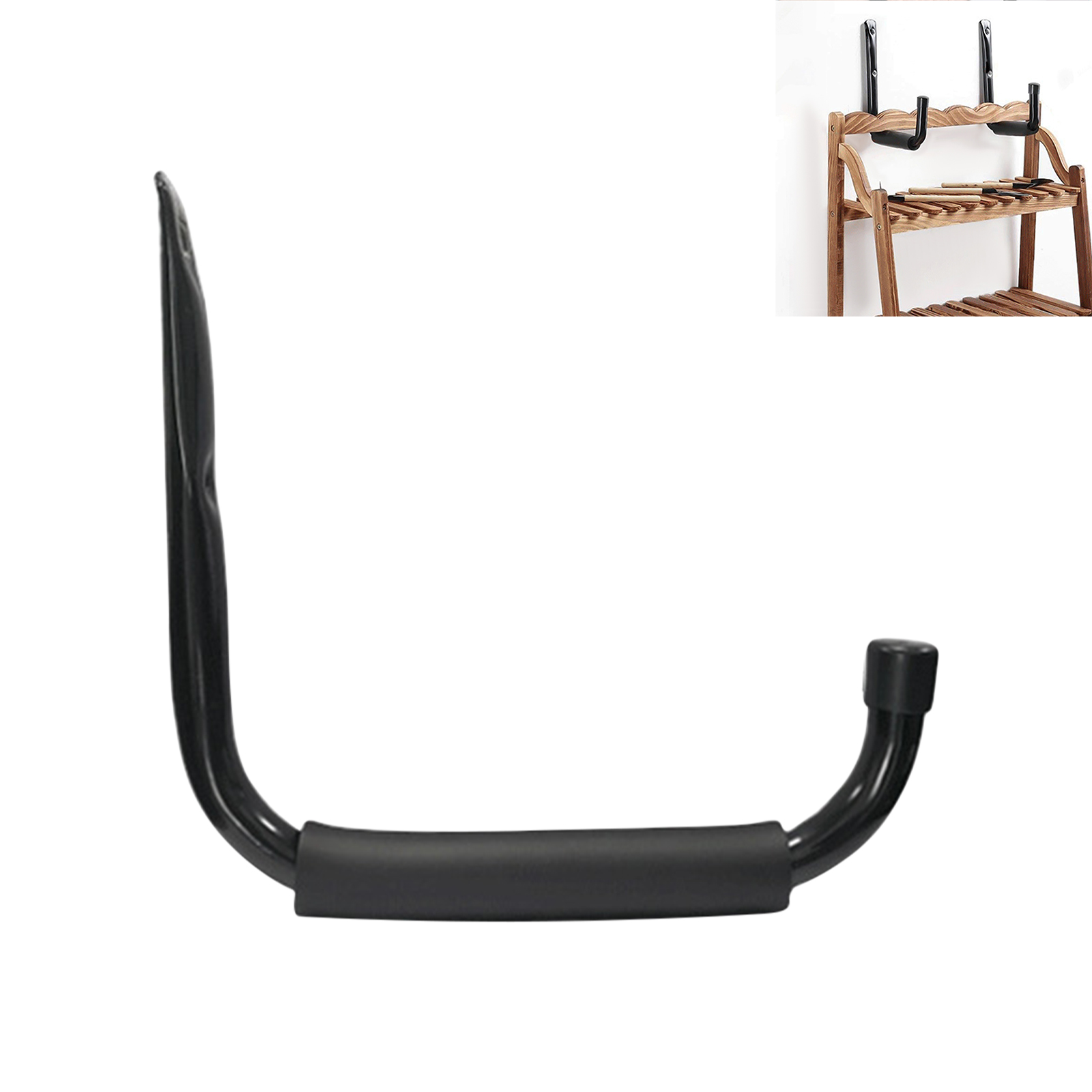 2/4/6 Heavy Duty Storage Hooks Garage Shed Brackets Ladder Bike Wall Garden Tool